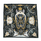 Hermes Scarf Carre 90 Stately Wheels Silk