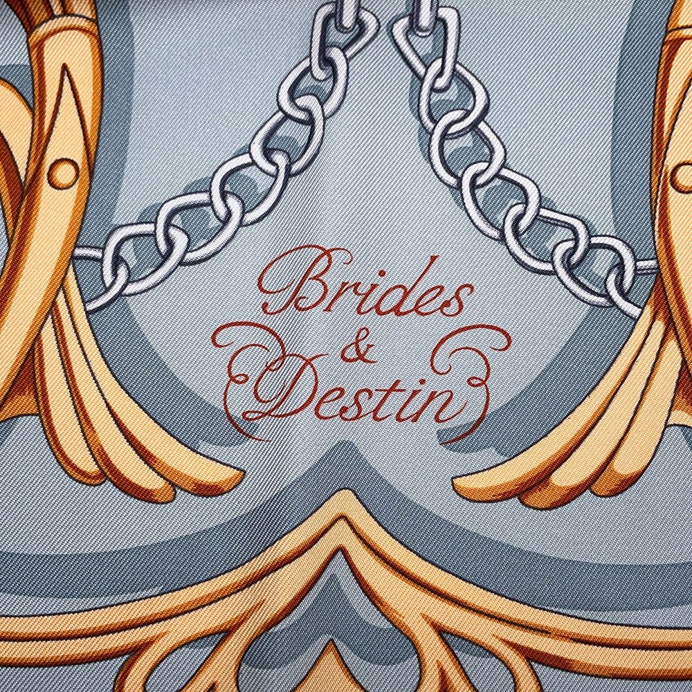 Hermes Scarf Carre 90 Brid Destin Silk — view 2