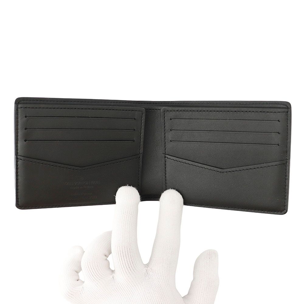 Louis Vuitton Bifold Wallet Epi XL Portefeuille Calf Black — view 4