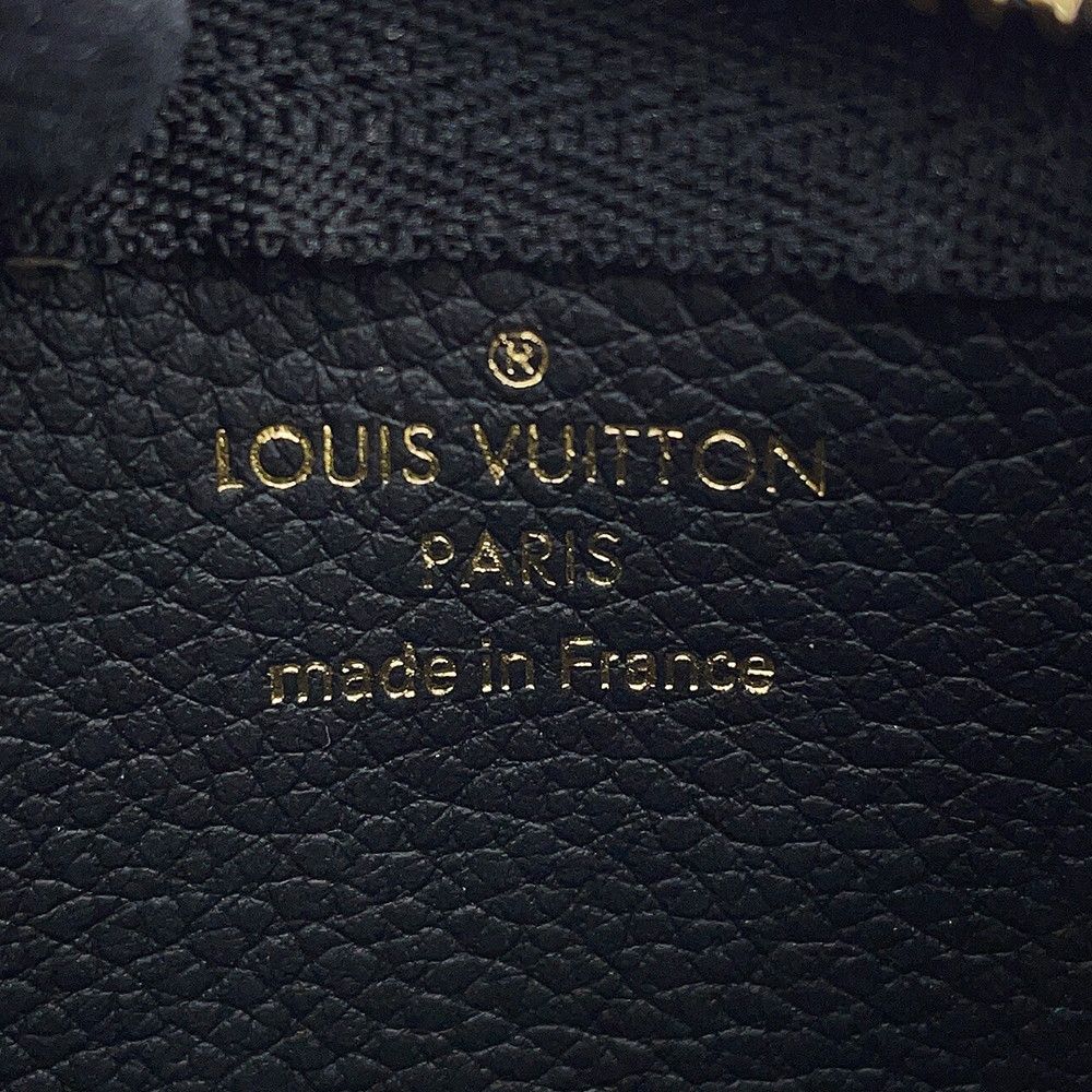 Louis Vuitton Coin Case Bicolor Monogram Empreinte Card Key Pochette Cles Black — view 9
