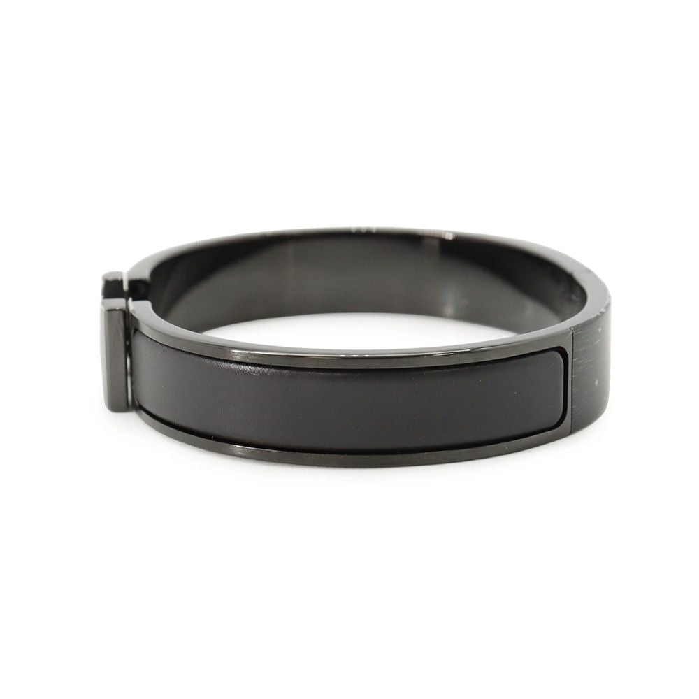 Hermes Bracelet Click HH Black Bangle — view 2