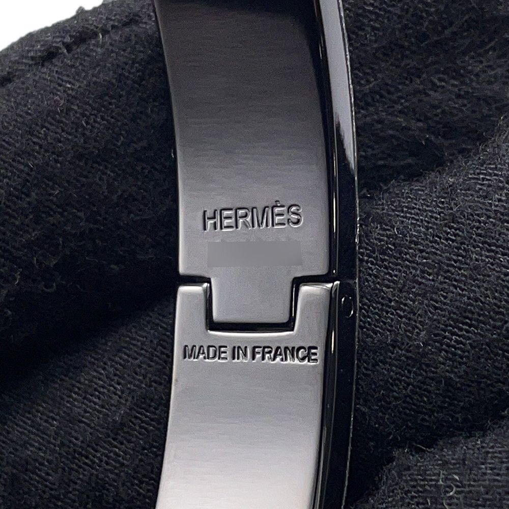 Hermes Bracelet Click HH Black Bangle — view 7