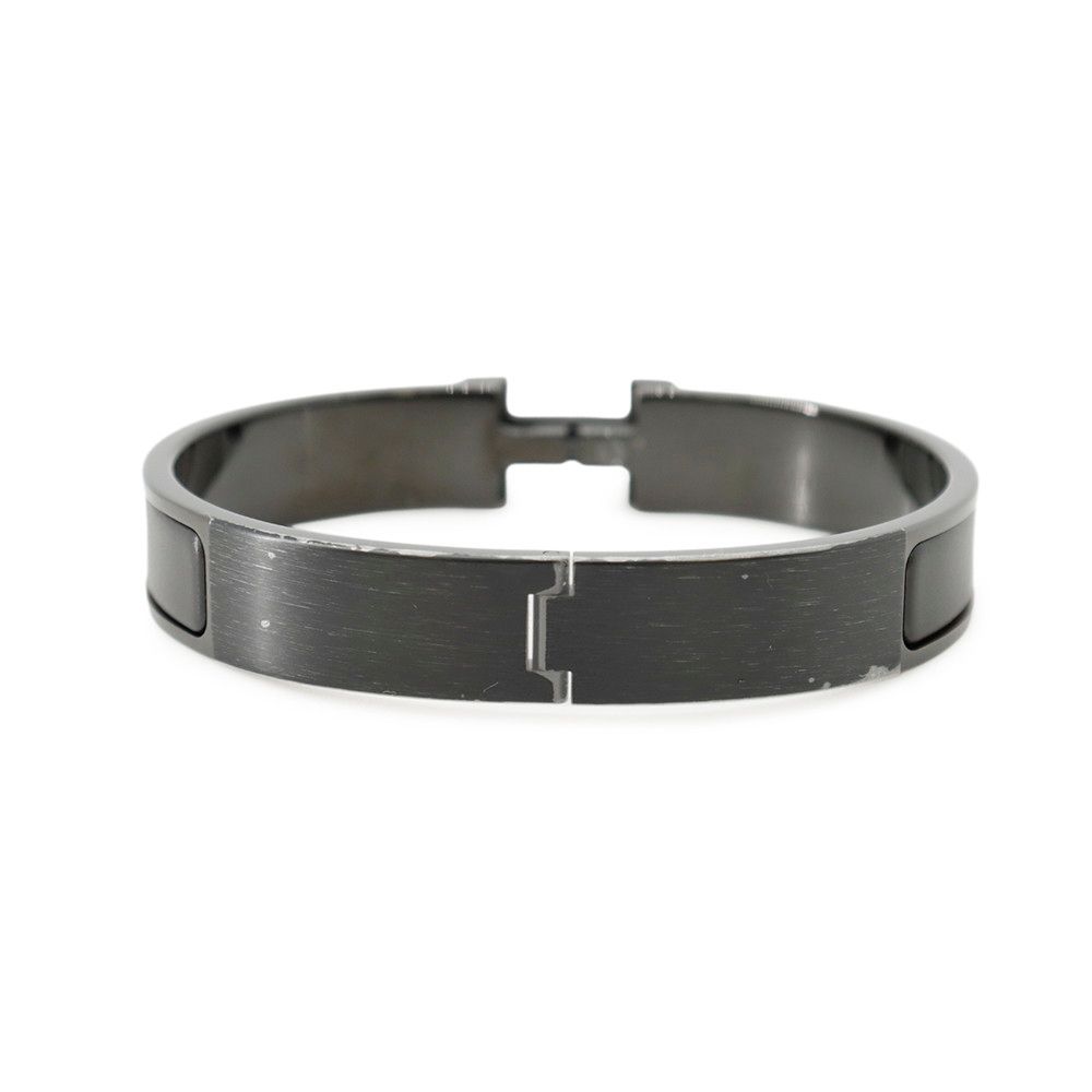Hermes Bracelet Click HH Black Bangle — view 3