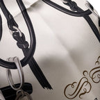 Hermes Scarf Carre 20 Nano Brides de Gala Silk White Black — view 2