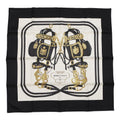 Hermes Scarf Carre 20 Nano Brides de Gala Silk White Black