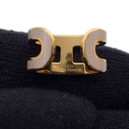 Hermes Pop Brown Glace Gold Earring — view 8