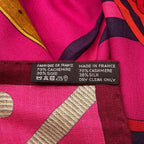 Hermes Shawl Carre 140 Geant Bae Roulis Balade en Berli Cashmere Silk Scarf — view 5