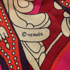 Hermes Shawl Carre 140 Geant Bae Roulis Balade en Berli Cashmere Silk Scarf — view 4