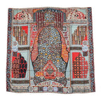 Hermes Shawl Carre 140 Geant Persian Carpet Tapis Persans Silk Scarf