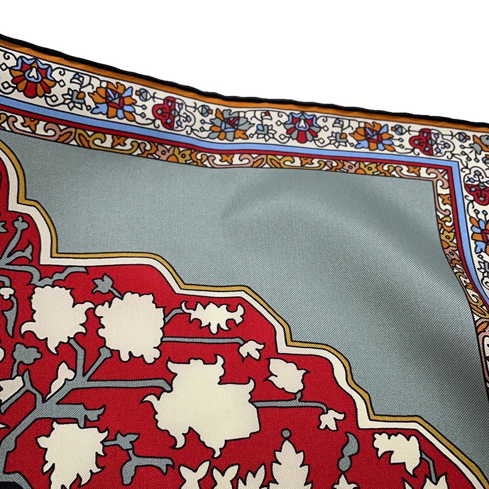 Hermes Shawl Carre 140 Geant Persian Carpet Tapis Persans Silk Scarf — view 2