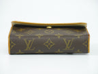 Louis Vuitton LV Pochette Florentine Monogram Pouch Case Brown — view 4