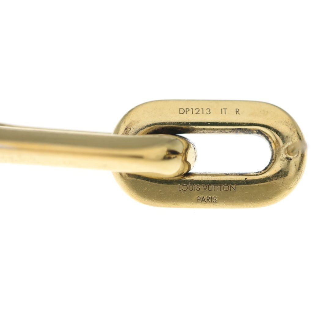 Louis Vuitton Book le Dreuille 2 Maillon PM Earrings Gold — view 5