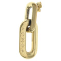 Louis Vuitton Book le Dreuille 2 Maillon PM Earrings Gold