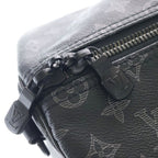 Louis Vuitton Monogram Eclipse Vivienne Keepall Bandouliere 50 Boston Bag Black — view 6