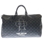 Louis Vuitton Monogram Eclipse Vivienne Keepall Bandouliere 50 Boston Bag Black