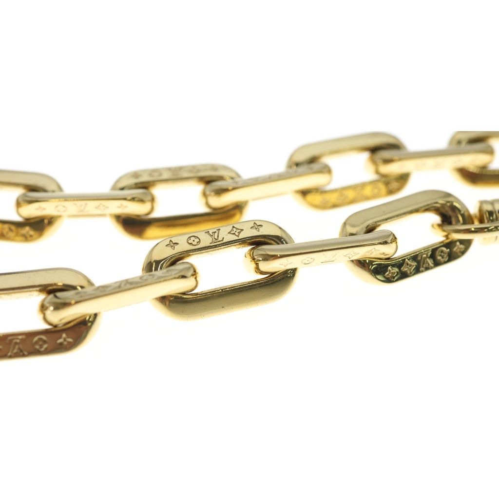 Louis Vuitton LV Edge MM Chain Necklace Gold — view 6
