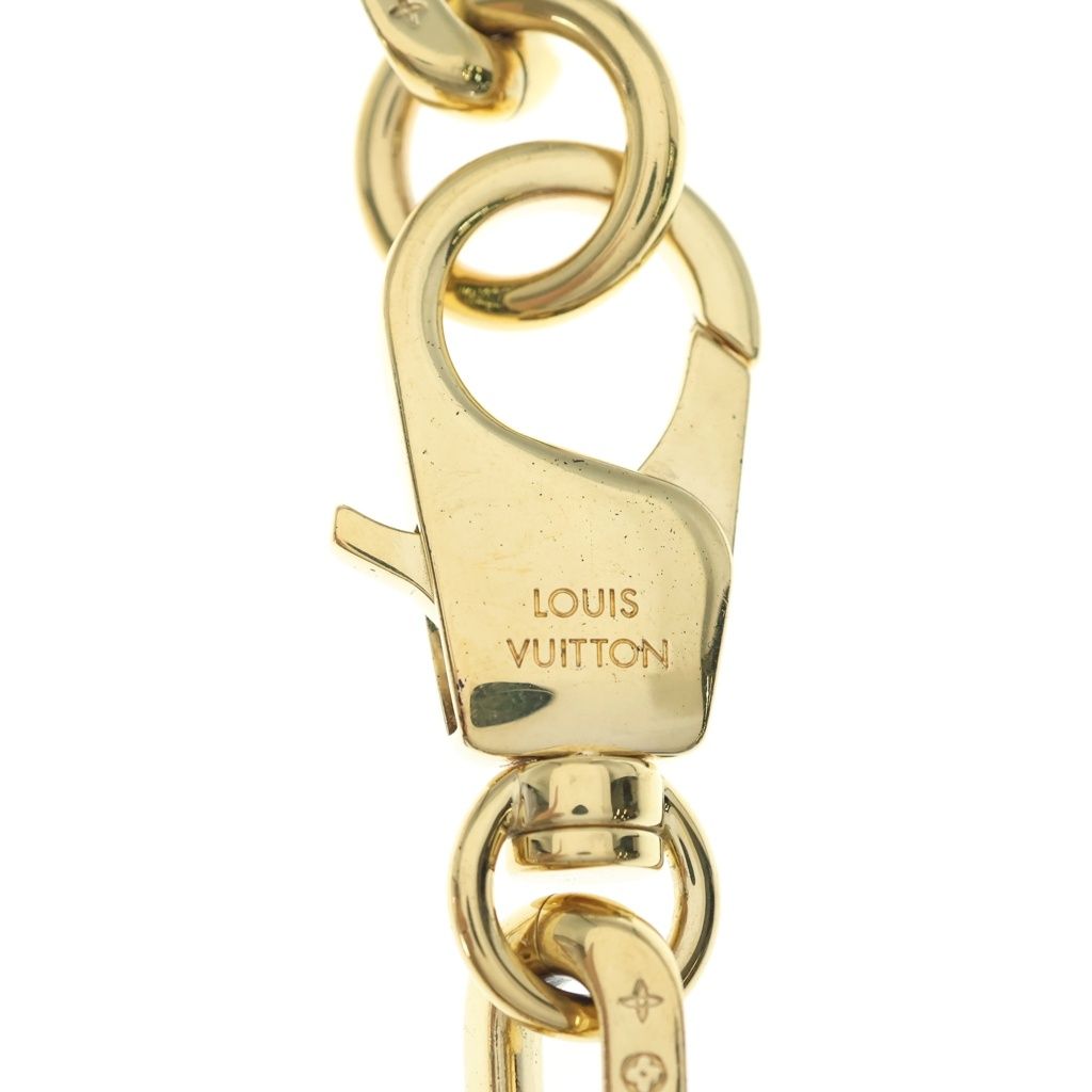 Louis Vuitton LV Edge MM Chain Necklace Gold — view 5