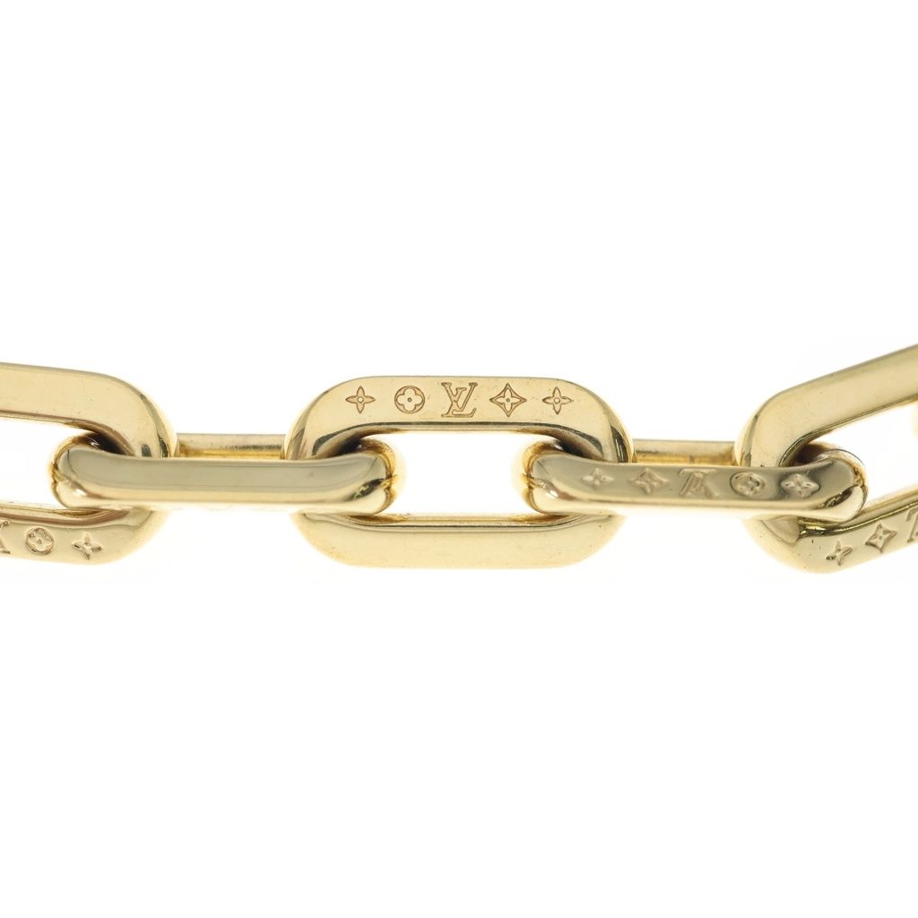 Louis Vuitton LV Edge MM Chain Necklace Gold — view 3