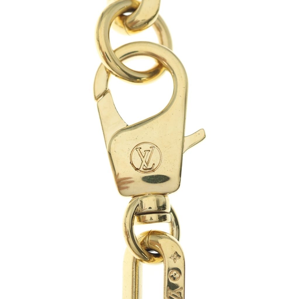Louis Vuitton LV Edge MM Chain Necklace Gold — view 4