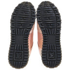 Louis Vuitton Run Away Line Damier Azur Leather Sneakers Pink — view 5