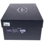 Prada Monolith Leather Thick Sole Loafers Shoes Black — view 7