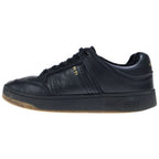 Saint Laurent Paris Smooth Leather Low Cut Sneakers Black P0