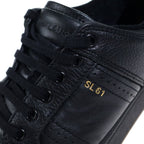 Saint Laurent Paris Smooth Leather Low Cut Sneakers Black P0 — view 6