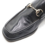 Gucci Horsebit Leather Loafers Shoes 41.5 Black — view 6