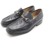 Gucci Horsebit Leather Loafers Shoes 41.5 Black — view 2