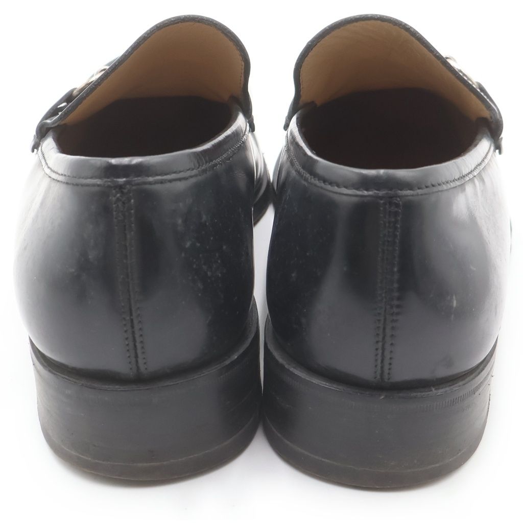 Gucci Horsebit Leather Loafers Shoes 41.5 Black — view 3