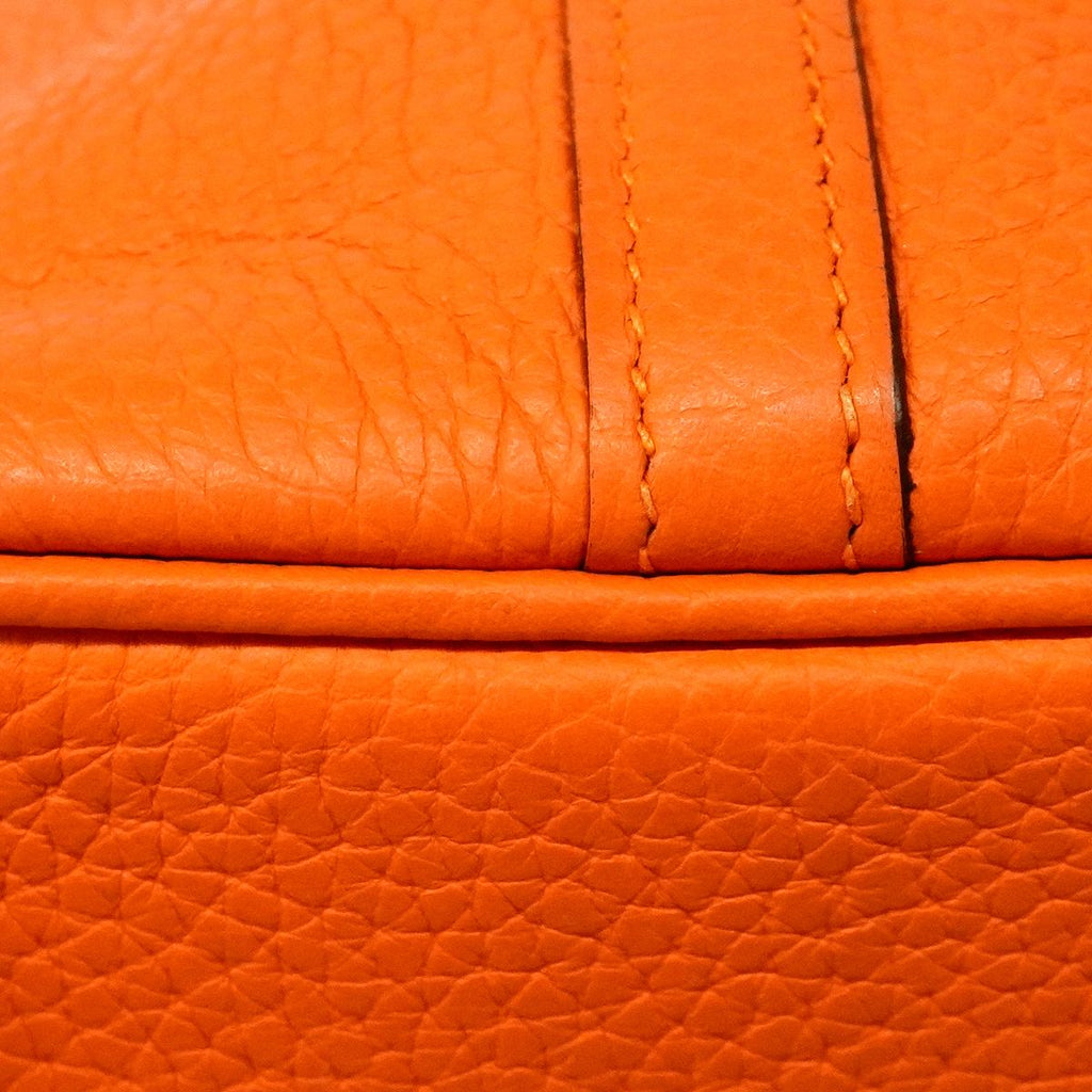 Hermes Handbag Picotin 18 Lock Taurillon Orange Silver — view 8