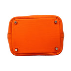 Hermes Handbag Picotin 18 Lock Taurillon Orange Silver — view 3