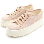 Gucci GG Canvas Low Top Sneakers Tennis Line Pink — view 2