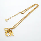 Dior Necklace Logo Gold Plated — view 3