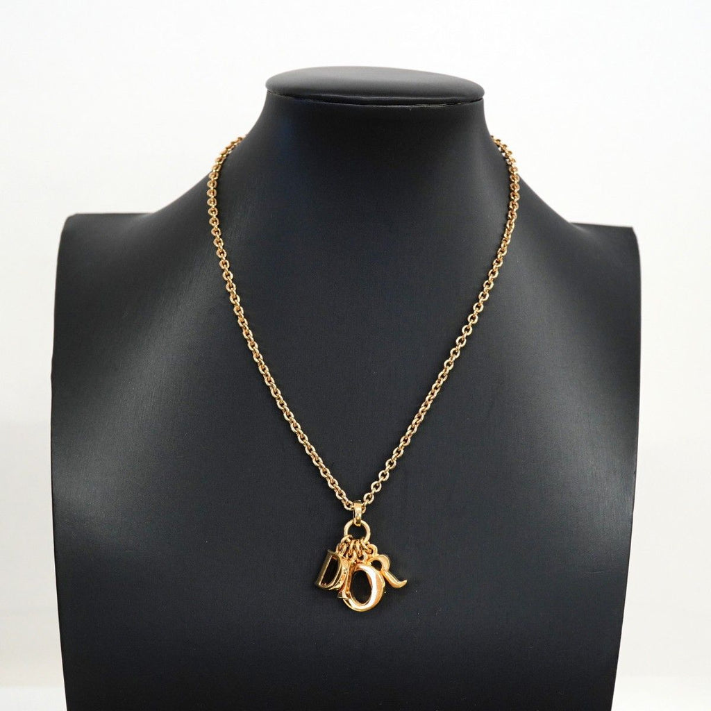 Dior Necklace Logo Gold Plated — view 6