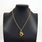 Dior Necklace Logo Gold Plated — view 6
