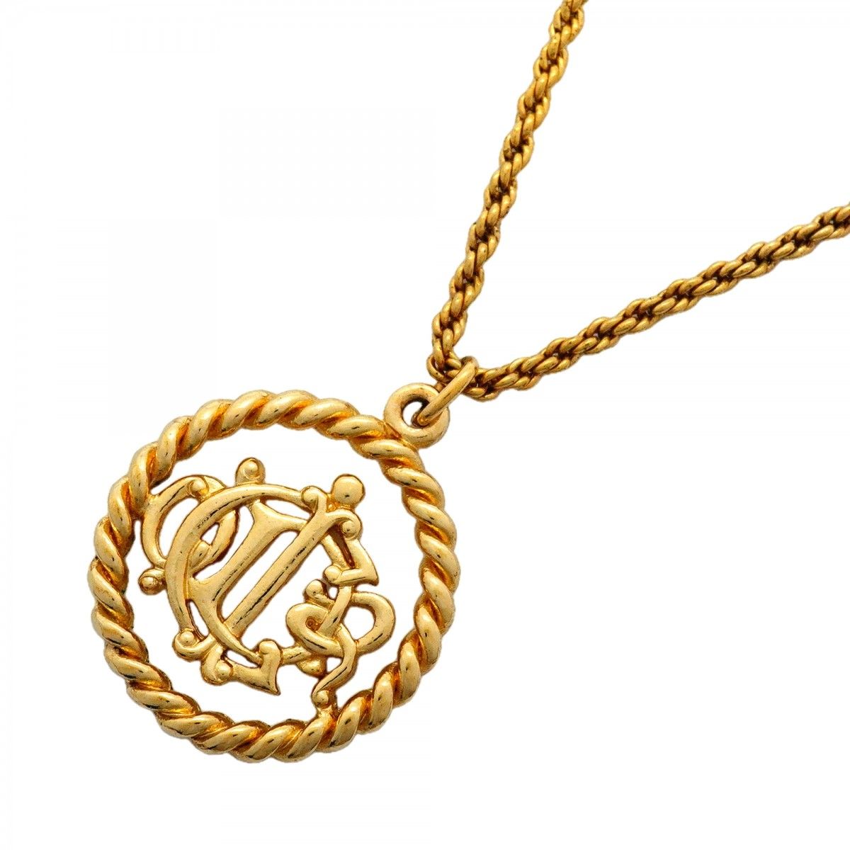 Dior Necklace Emblem Round