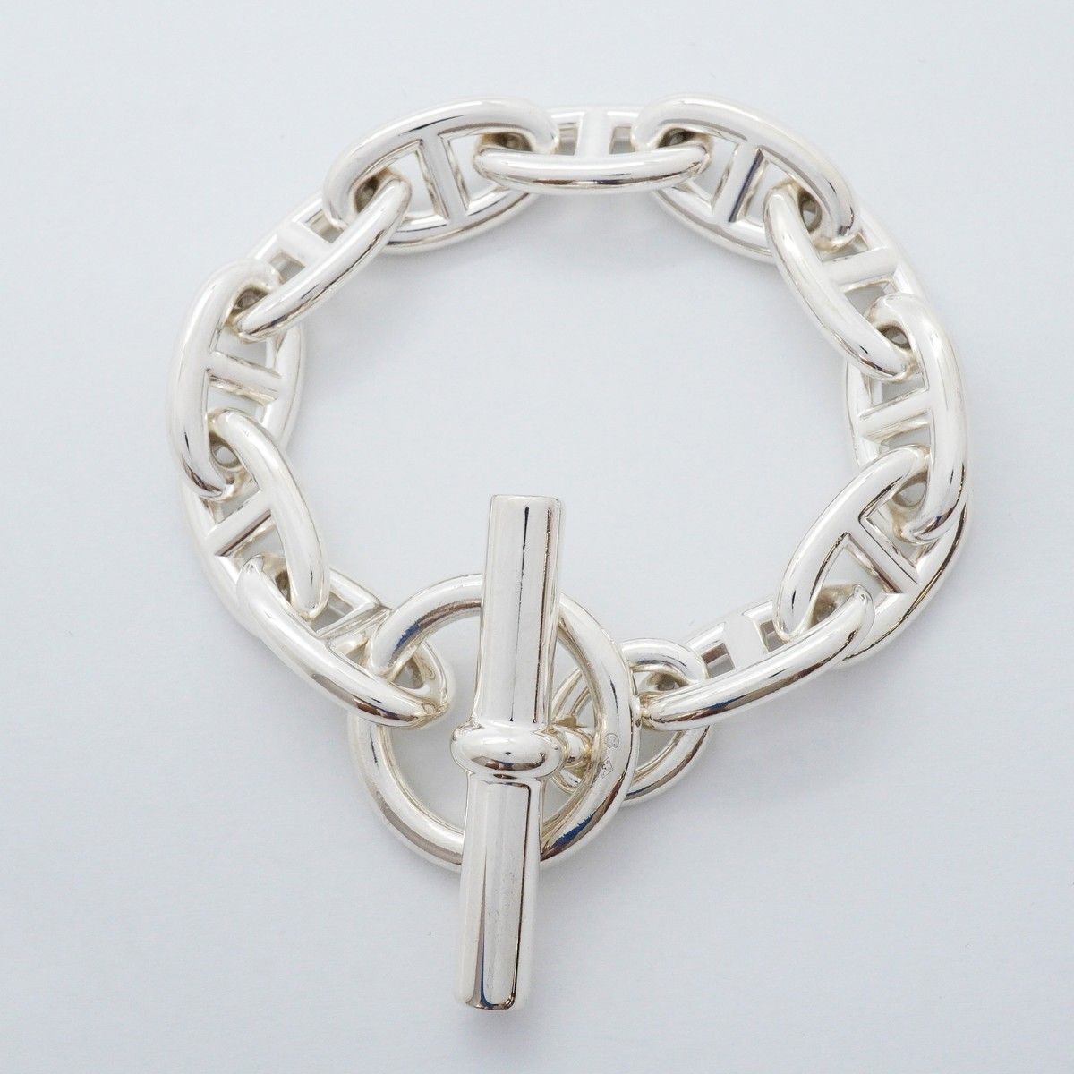 Hermes Bracelet Chaine D'ancre GM Silver — view 3