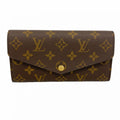 Louis Vuitton Wallet Monogram Portefeuille Sarah Brown Rose Velours