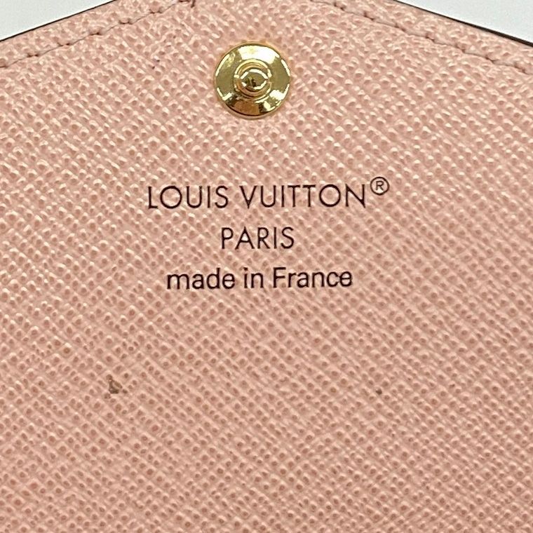 Louis Vuitton Wallet Monogram Portefeuille Sarah Brown Rose Velours — view 4