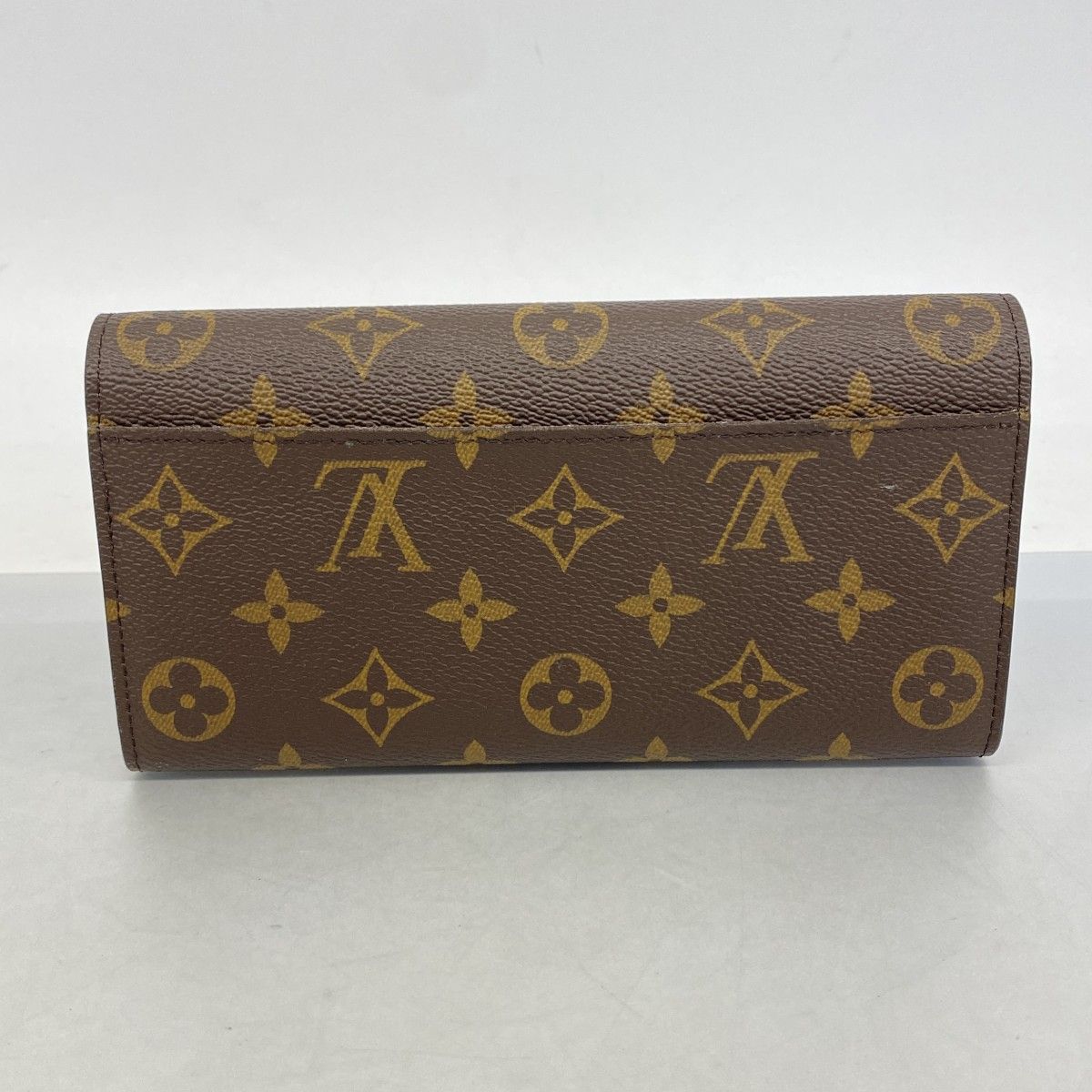 Louis Vuitton Wallet Monogram Portefeuille Sarah Brown Rose Velours — view 9