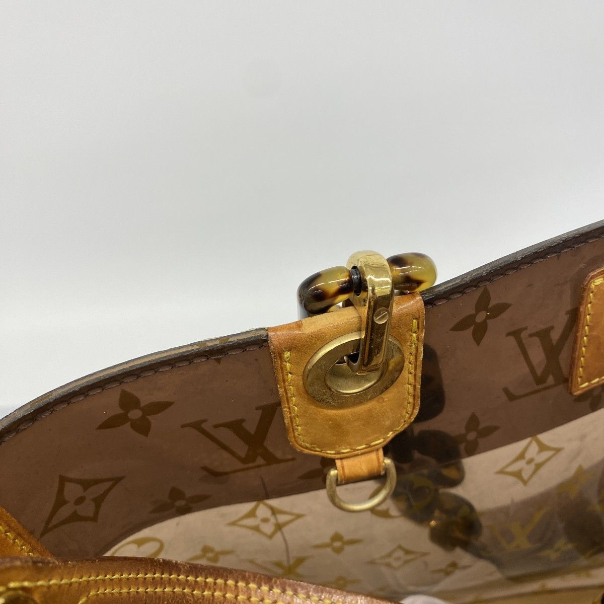 Louis Vuitton Tote Monogram Cruise Collection Cover Amble MM Brown — view 7