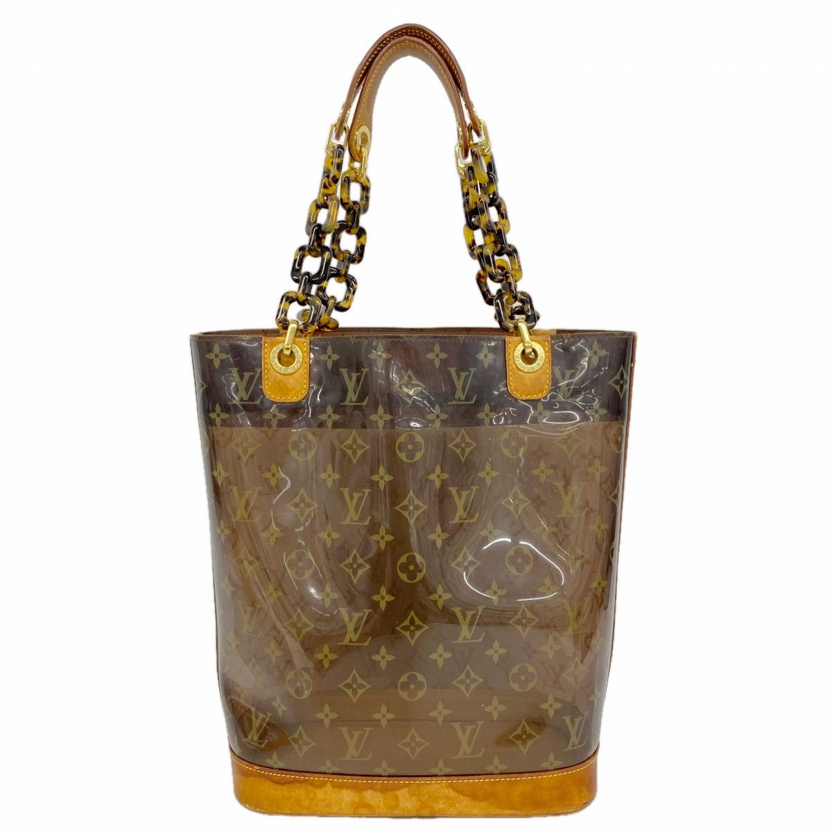Louis Vuitton Tote Monogram Cruise Collection Cover Amble MM Brown