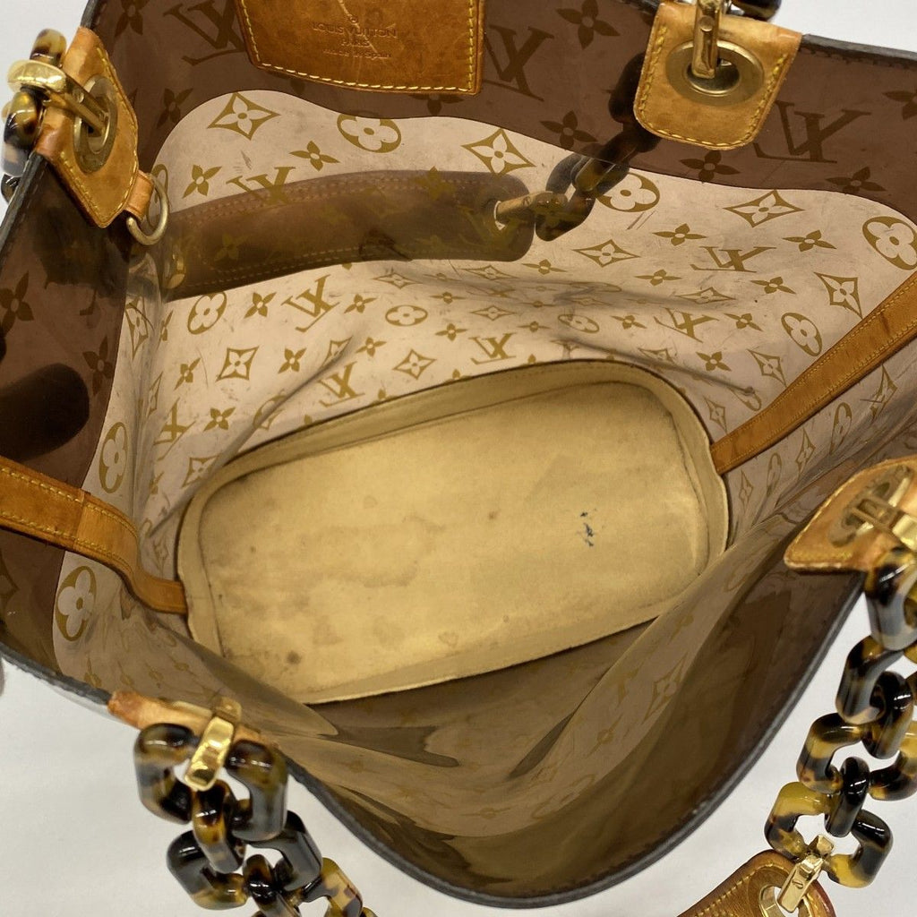 Louis Vuitton Tote Monogram Cruise Collection Cover Amble MM Brown — view 4