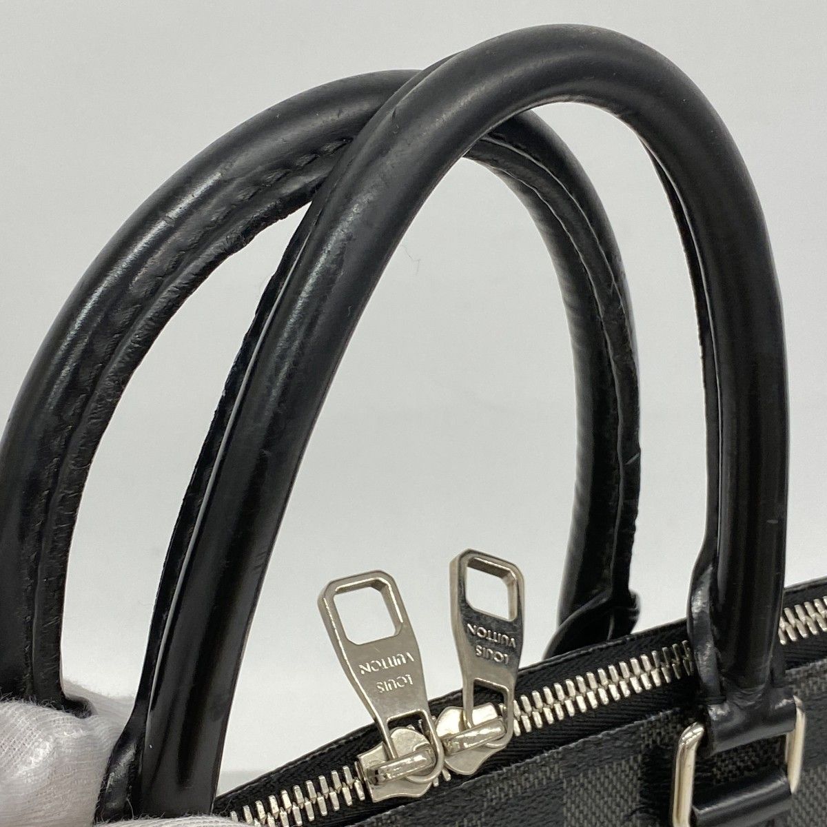 Louis Vuitton Briefcase Damier Graphite Porte Documents Jour Black — view 6