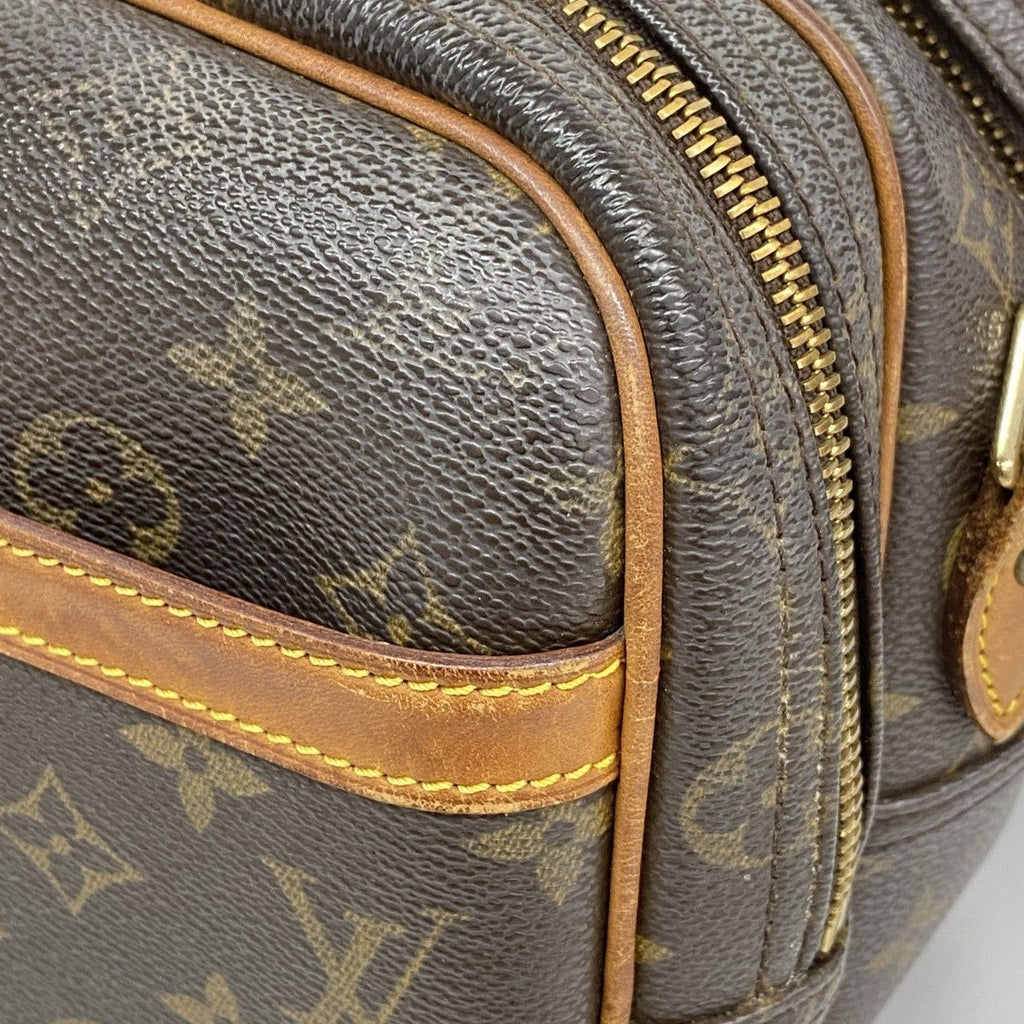 Louis Vuitton Shoulder Bag Monogram Reporter PM Brown — view 8