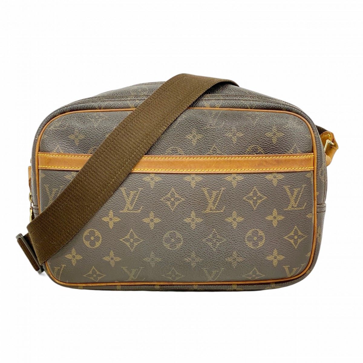 Louis Vuitton Shoulder Bag Monogram Reporter PM Brown