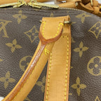 Louis Vuitton Boston Bag Monogram Keepall Bandouliere 60 Brown — view 9