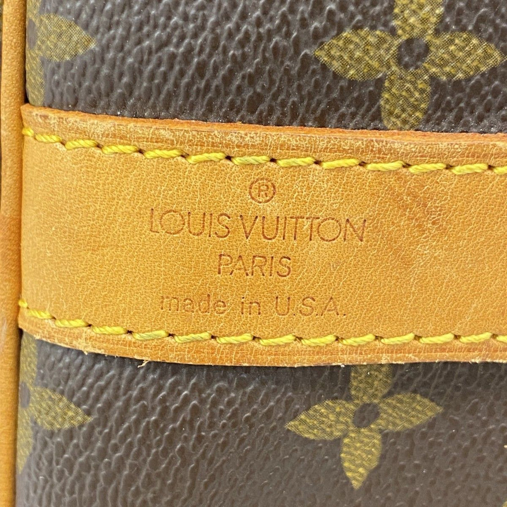 Louis Vuitton Boston Bag Monogram Keepall Bandouliere 50 Brown — view 5