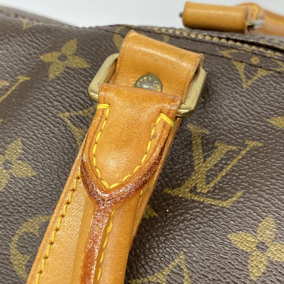 Louis Vuitton Boston Bag Monogram Keepall Bandouliere 50 Brown — view 9
